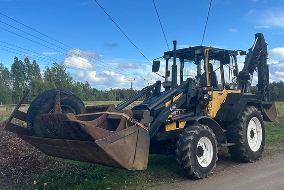 Valmet 6000 traktorgrävare 2 of 12