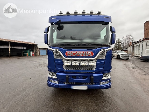 Scania G 460 lastväxlare med kran 2 of 27