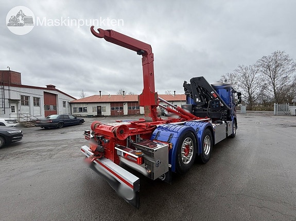 Scania G 460 lastväxlare med kran 5 of 27