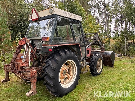 Veterantraktor Zetor 7245 med frontlastare 4 of 6