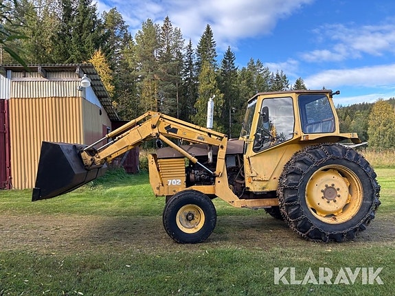 Traktor Valmet 702 med lastare & snöslunga 3 of 6