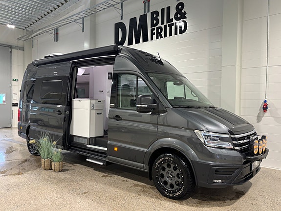 Volkswagen Grand California 680 / Presentkort Bränsle värde 5.000:- Automat / Långbädd / Värmare / 4-motion  / Hydralben