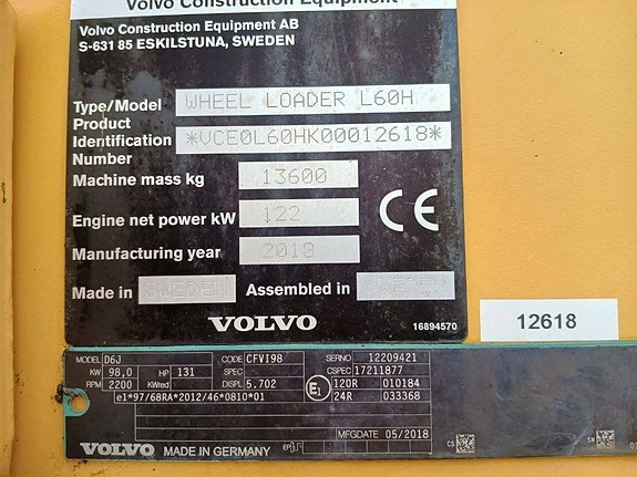 Volvo L60 H 22 of 22