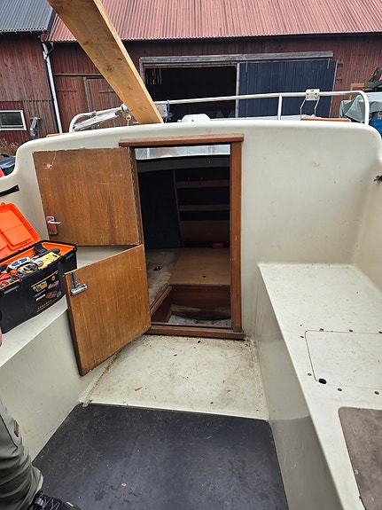 Albin 25 De Luxe 1978 ”Kickan” – MD17D, båtkärra ingår – byten möjliga 28 of 30