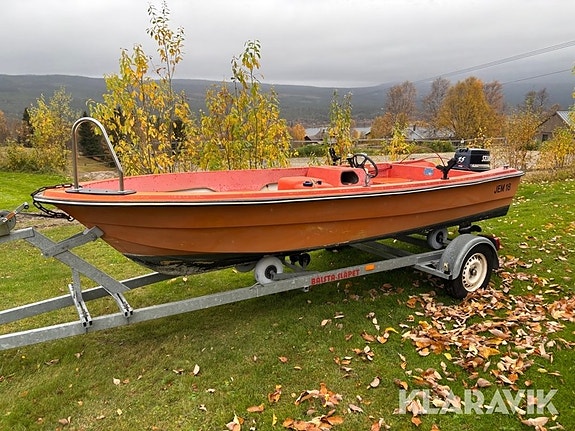 Motorbåt Uttern 440 med vagn 2 of 6