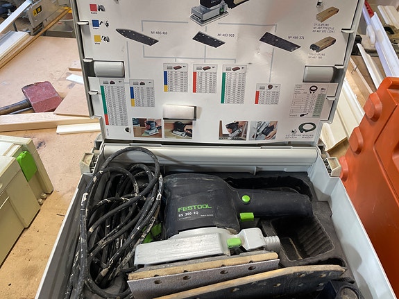 Festool RS 300 EQ-Set planslip – Systainer + extra slipplattor