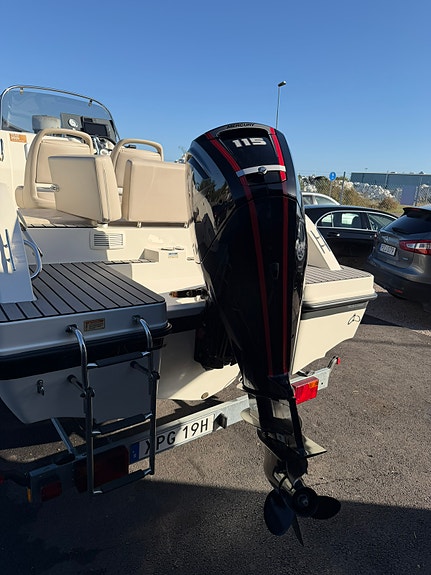 Quicksilver Activ 605 115 hk – toppskick – 1500 kg trailer ingår 80km 2021 26 of 30