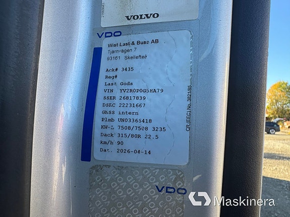 Maskintrailerekipage Volvo 750 med Vang trailer 12 of 27