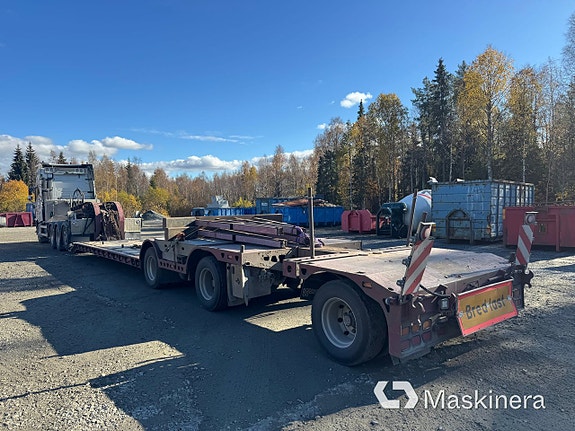 Maskintrailerekipage Volvo 750 med Vang trailer 4 of 27