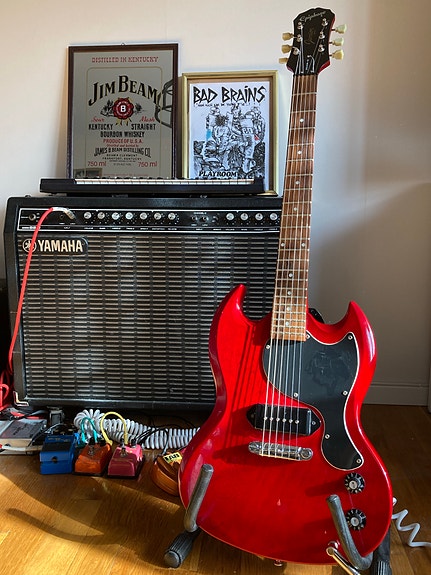 1998 Epiphone G-310 SG Junior P90 | Blocket