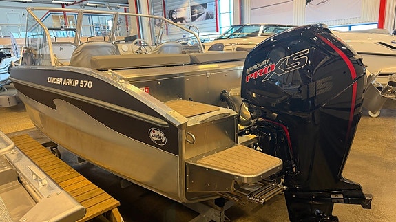 Linder Arkip 570 / Mercury F115 PRO XS -26 NY! 3 of 8