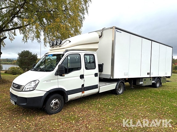 Lätt lastbil Iveco Daily 40C18 med släp Veldh 3 of 6