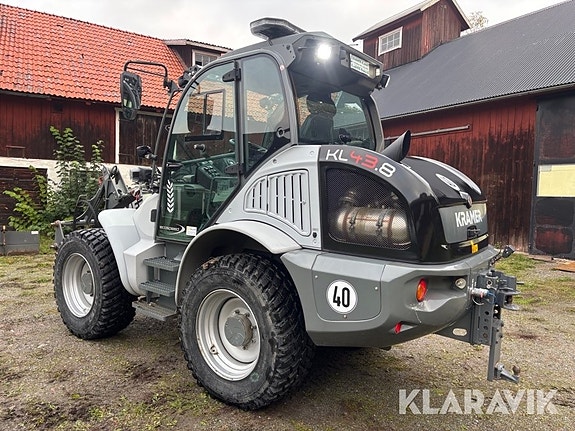 Hjullastare Kramer KL 43.8 med flera redskap 4 of 6