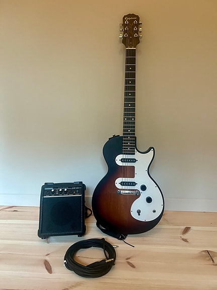 Epiphone Les Paul m. tillbehör – Perfekt nybörjarpaket!