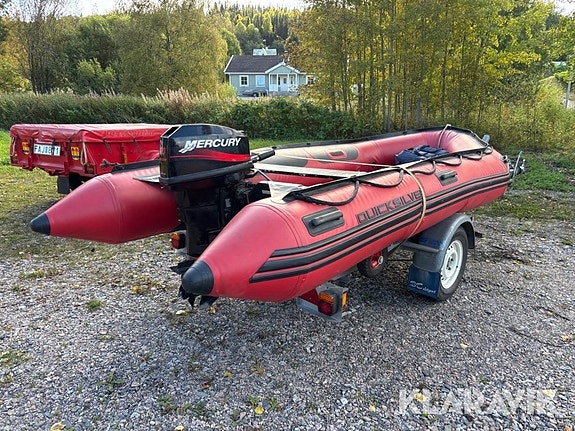 Ribbåt Quicksilver AA430HD2N med trailer 80km 5 of 6