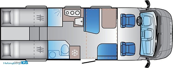 Sun Living S 75 SL Ford 165hk  *  B-körkort * Truma Diesel * Aut * 5 Bältade platser RÄNTEKAMPANJ 3.95% 23 of 24