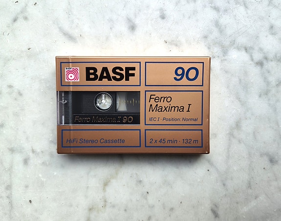 #Blockethöst, BASF Ferro Maxima I 90 kassettband