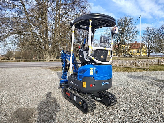 Rippa R15 minigrävare – Kubota – 5 redskap + tumme ingår 7 of 7