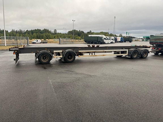 Närko lastväxlarvagn 4-axlat lastväxlarsläp 2 burkars 5 of 21