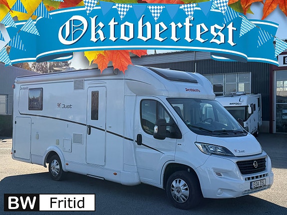 Dethleffs Just 90 T7052 DBM - Queenbed - Nyservad - Taksäng - B-kort