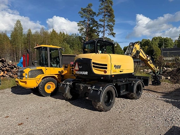 Yanmar B95W 3009 timmar med vagn 14 of 14