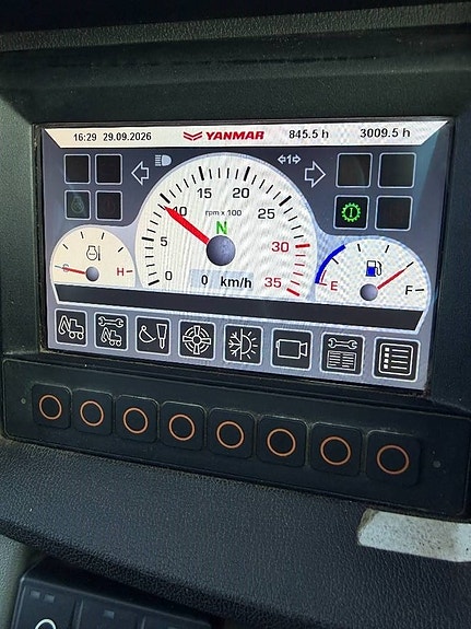Yanmar B95W 3009 timmar med vagn 13 of 14