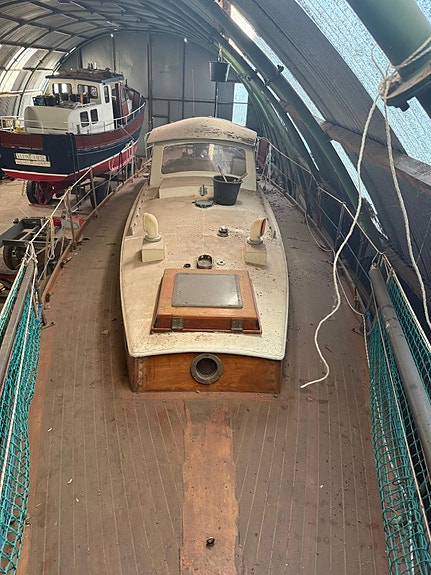 Kaya mahogny 7-KR regattabåt , segelbåt 5 of 23