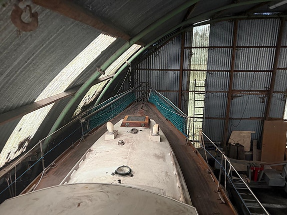 Kaya mahogny 7-KR regattabåt , segelbåt 16 of 23