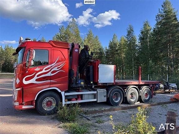 Volvo FH Kranväxlare 32 tons kran med jibb, vagn och redskap 10 of 24