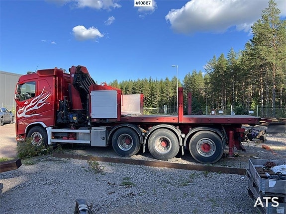 Volvo FH Kranväxlare 32 tons kran med jibb, vagn och redskap 11 of 24
