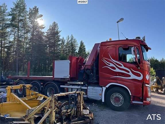 Volvo FH Kranväxlare 32 tons kran med jibb, vagn och redskap 16 of 24