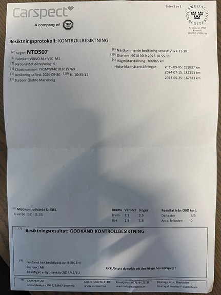 Volvo V50 10 of 10