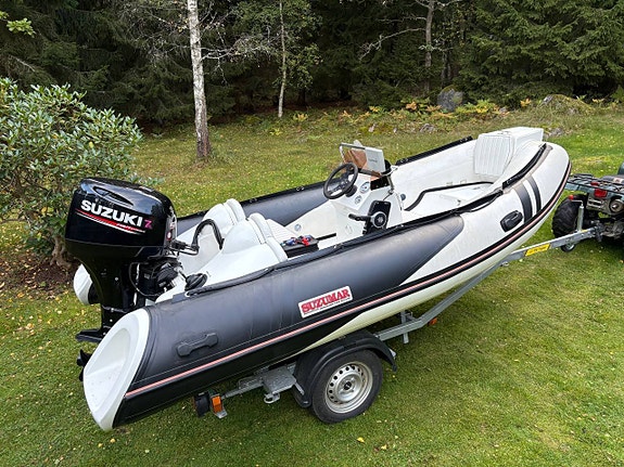SUZUMAR 410cc Suzuki 50Hk Fyrtakt -17 endast 150h 8 of 12