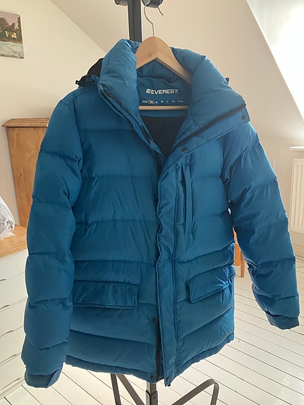 Everest dun-vinterjacka XS blå dam