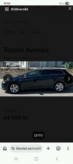Toyota Avensis 4 of 6