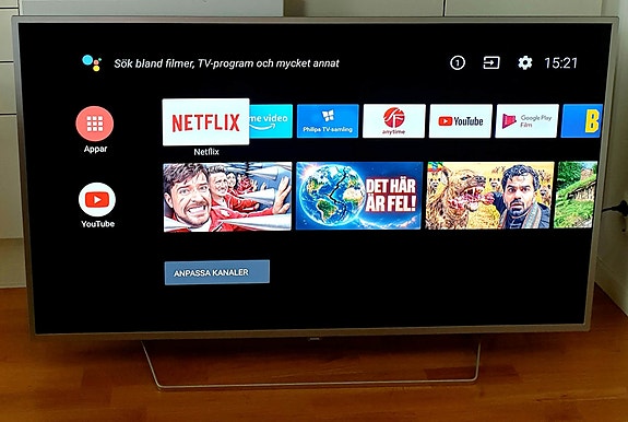 Android Philips smart tv 55tum 4K/Utra HD med Ambilight