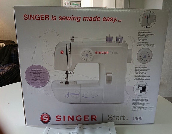 Singer Start 1306 symaskin vit
