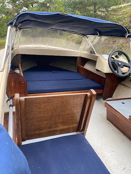 Fjordling 17 Cabriolet/Sport -67 – unik klassiker med nästan ny Suzuki 80 hk 2 of 7