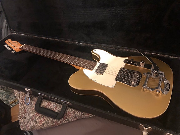Squier Classic Vibe Custom Telecaster, Bigsby Aztec Gold