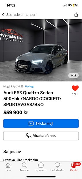 Audi RS3 4 of 9