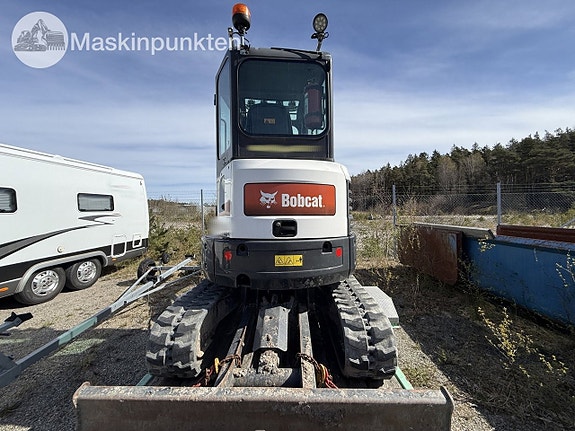 Bobcat minigrävare med vagn 6 of 27