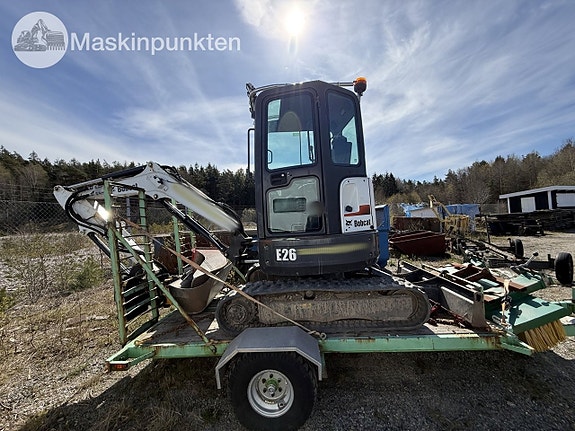 Bobcat minigrävare med vagn 8 of 27