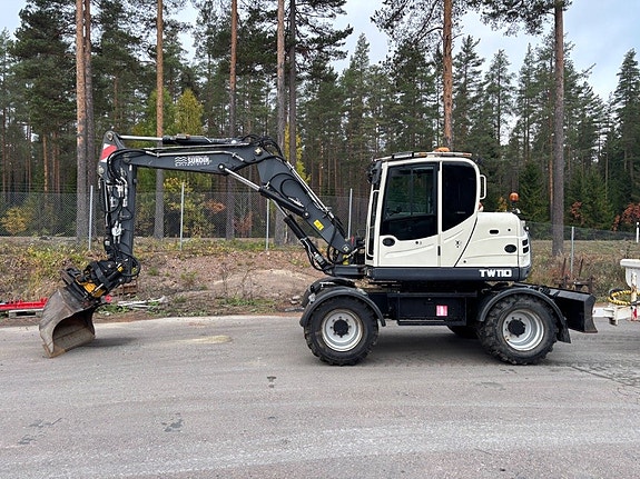 Hjulgrävare Terex TW110 - 2016 Vagn+Redskap 2 of 5