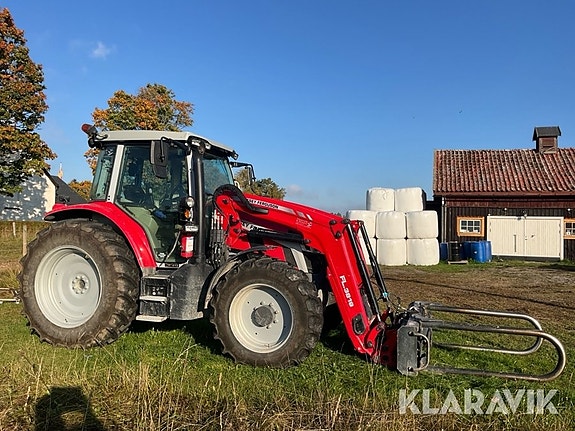 Traktor Massey Ferguson 5S.125 med lastare oc 5 of 6
