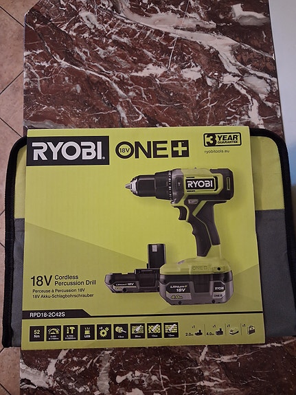 Ryobi 18v skruvdragare mm Helt nya