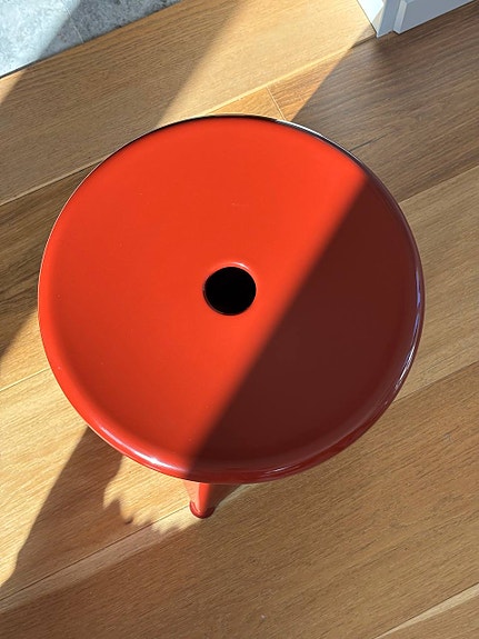 Vitra Tabouret Haut pall pall röd/svart
