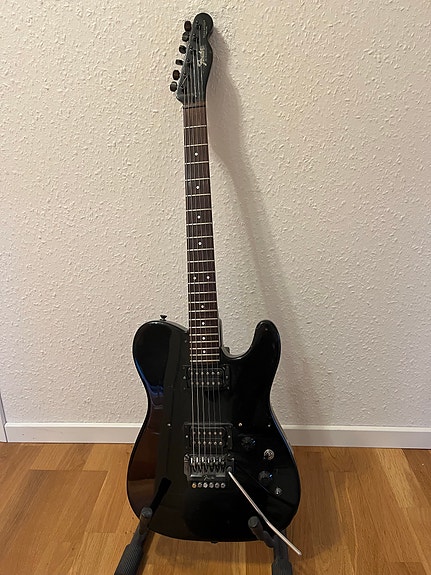 Fender Telecaster elgitarr svart