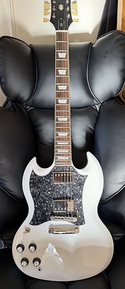Epiphone SG - Alpine White - Vänsterhänt