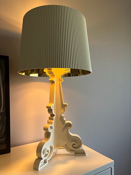 Kartell Bourgie bordslampa Vit/Guld