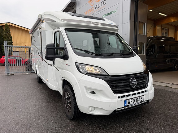 Hymer T 678 CL 60 Edition! Långbädd! Får köras på B-kort! 12V Fläkt! Låga mil! Stort garage! 18 of 21